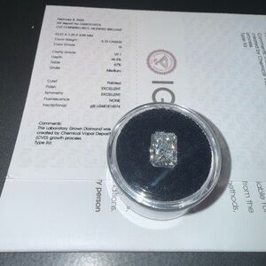 IGI Certified Radiant 3.1ct G/S1 EX EX Certified Lab Grown Diamond